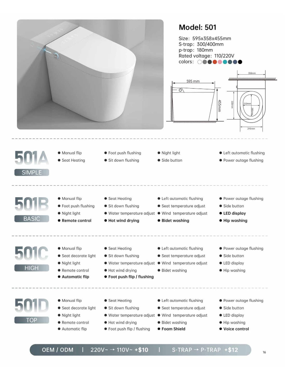Smart Toilet 501