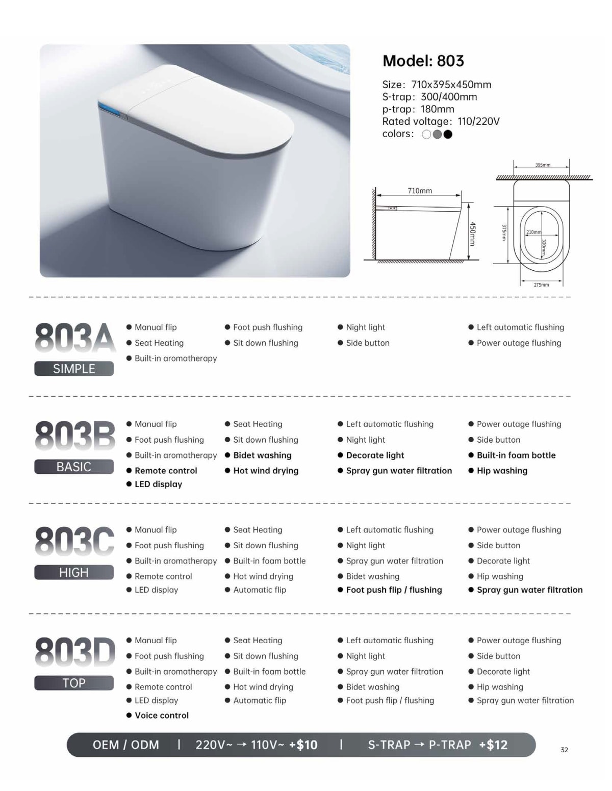 Smart Toilet 803